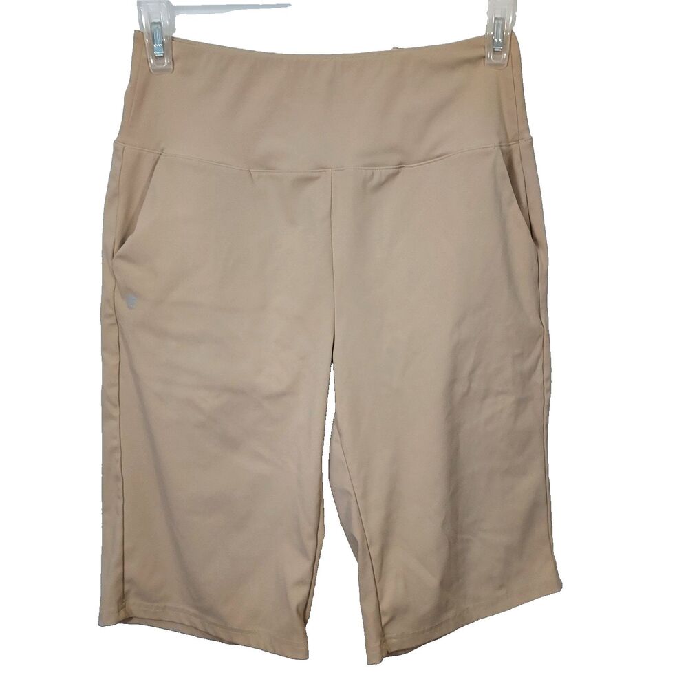 Gradual Shorts Women's Medium Performance Activewear Stretch Beige Pockets